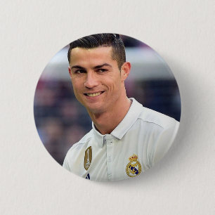 Cristiano Ronaldo Brosche Button
