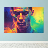 Cristiano Ronaldo Canvas Print Leinwanddruck (Insitu (Holzboden))