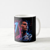 Cristiano Ronaldo (CR7) Kunst Kaffeetasse (VorderseiteRechts)