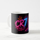 Cristiano Ronaldo (CR7) Kunst Kaffeetasse (Vorderseite Links)