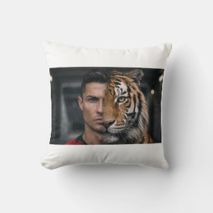 Cristiano Ronaldo CR7 und Tiger Artistic Wurfkisse Kissen