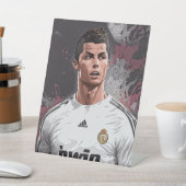 Cristiano Ronaldo-Plakat Sockelschild (In SItu)