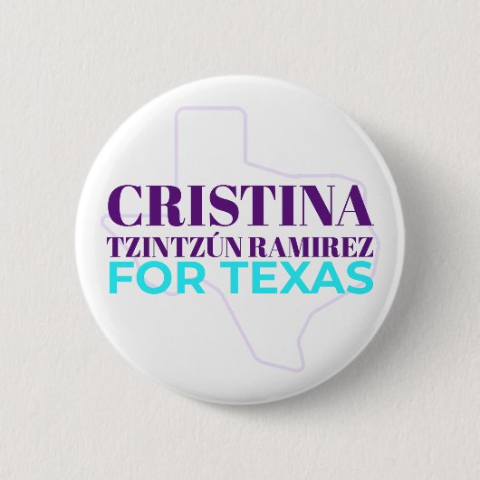 Cristina Tzintzún Ramirez für TX Button 2 (Vorderseite)