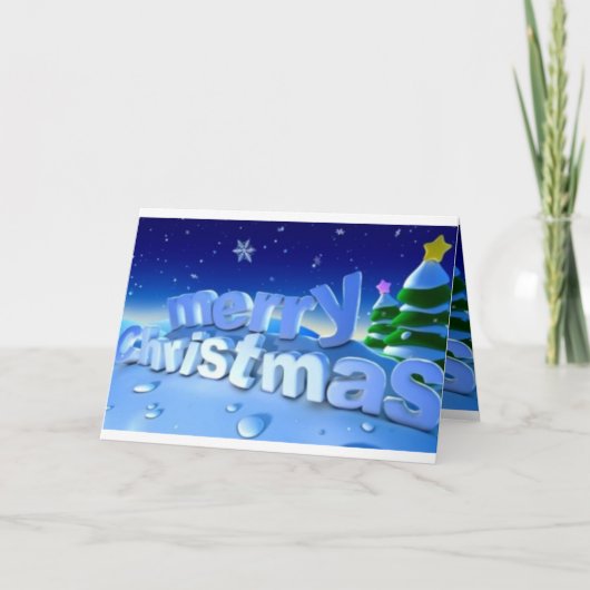Cristmas Card Feiertagskarte (Vorderseite)