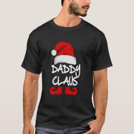 Cristmas gedruckter T - Shirt - Daddy Clause