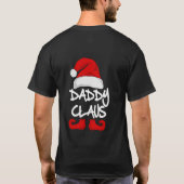 Cristmas gedruckter T - Shirt - Daddy Clause (Rückseite)