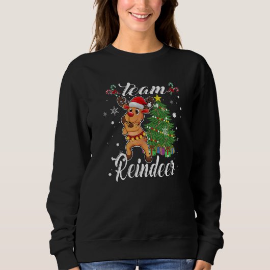 Cristmas Team Rentier Sweatshirt (Vorderseite)