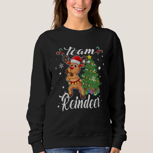 Cristmas Team Rentier Sweatshirt (Vorderseite)