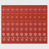 Cristmas Wrapping Paper Geschenkpapier (Flach)