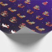 Cristmas Wrapping Paper Geschenkpapier (Ecke)