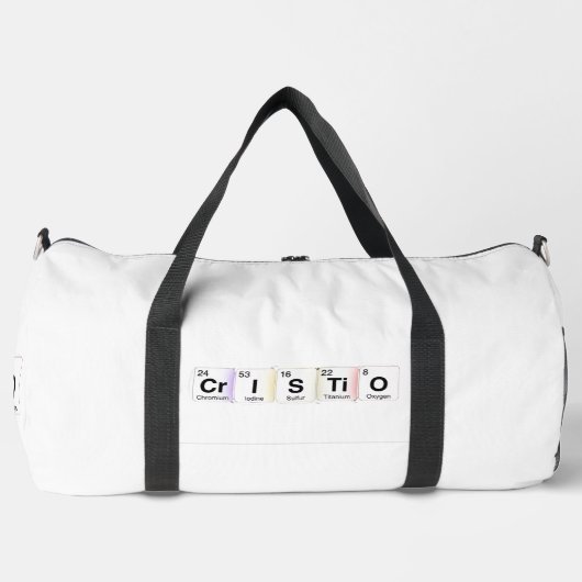 Cristo Chemische Elemente Duffle Bag (Vorderseite)