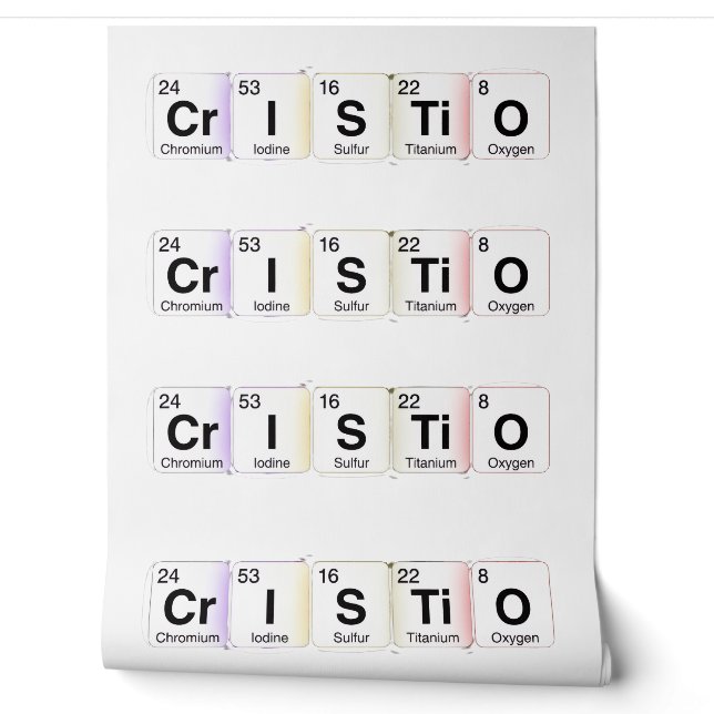 Cristo Chemische Elemente Tapete (Abrollen)