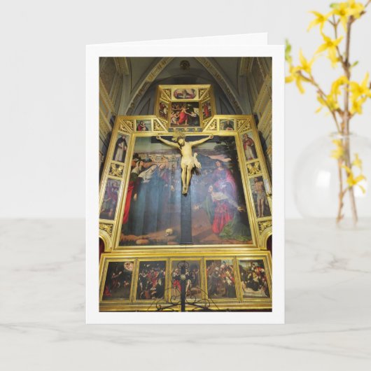 Cristo Del Fosar, Kirche San Nicolás, Valencia Karte (Gelbe Blume)