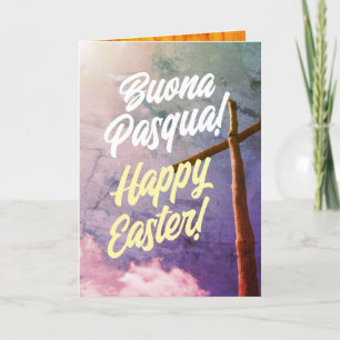 Cristo è Risorto Carta di Pasqua Religiosa Feiertagskarte