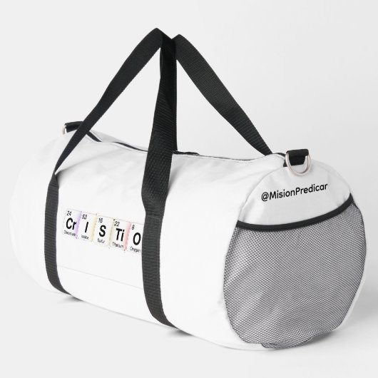 Cristo Elementos Químicos Duffle Bag (Rechte Ecke)