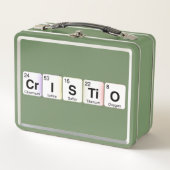 Cristo Elementos Químicos Metall Brotdose (Vorderseite)