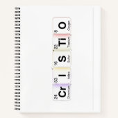 Cristo Elementos Químicos Notizblock (Vorderseite)