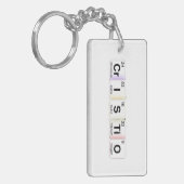 Cristo Elementos Químicos Schlüsselanhänger (Vorderseite links)