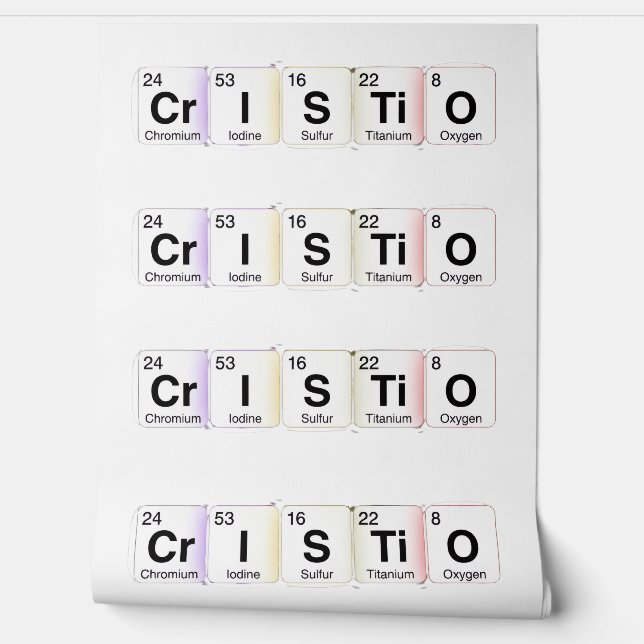 Cristo Elementos Químicos Tapete (Abrollen)