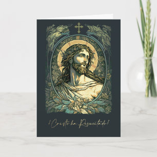Cristo ha Resucitado. Osterkarten auf Spanisch Feiertagskarte