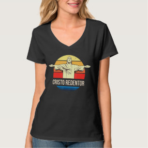 Cristo Redentor aus Rio de Janeiro in Brasilien T-Shirt