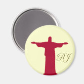 Cristo Redentor - Brasil Magnet (Vorderseite/Rückseite)