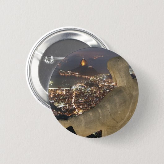 Cristo Redentor Button (Vorne & Hinten)