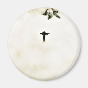 Cristo Redentor in den Wolken Magnet
