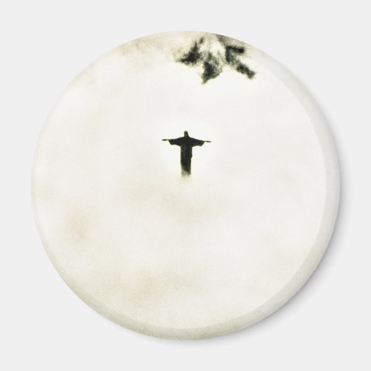 Cristo Redentor in den Wolken Magnet (Vorne)