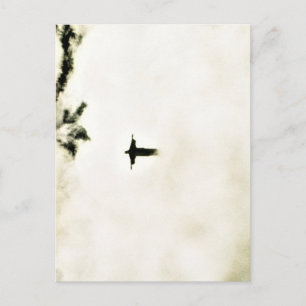 Cristo Redentor in den Wolken Postkarte