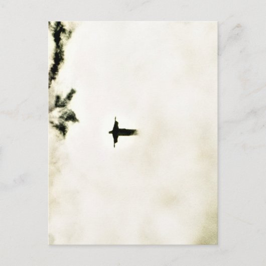 Cristo Redentor in den Wolken Postkarte (Vorderseite)