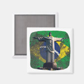 Cristo Redentor Magnet (Vorderseite/Rückseite)