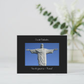 Cristo Redentor Postkarte (Stehend Vorderseite)