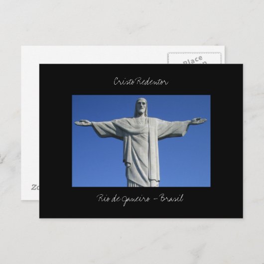 Cristo Redentor Postkarte (Vorne/Hinten)