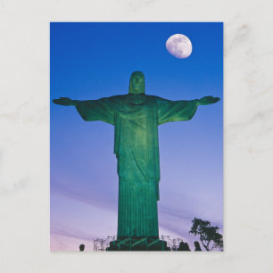 Cristo Redentor Statue  Rio de Janeiro Brasilien Postkarte