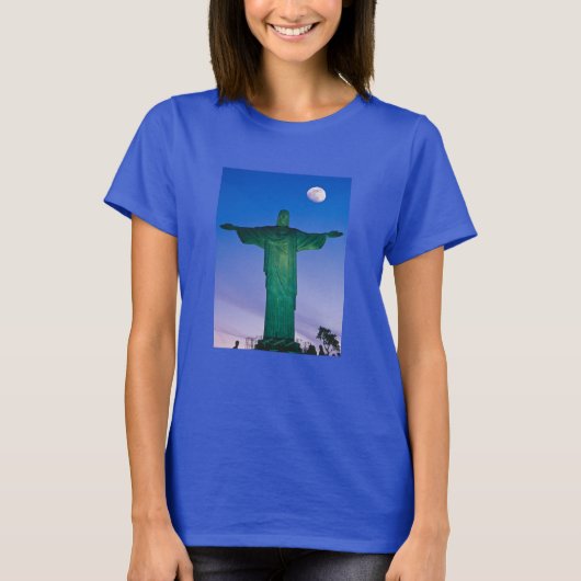 Cristo Redentor Statue| Rio de Janeiro Brasilien T-Shirt (Vorderseite)
