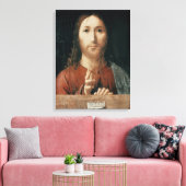 Cristo Salvator Mundi, 1465 Leinwanddruck (Insitu (Wohnzimmer))