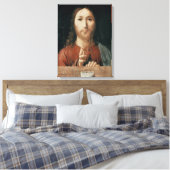 Cristo Salvator Mundi, 1465 Leinwanddruck (Insitu (Schlafzimmer))