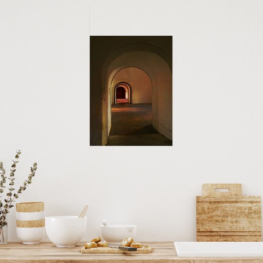 Cristobal Korridor Poster Print (Küche)