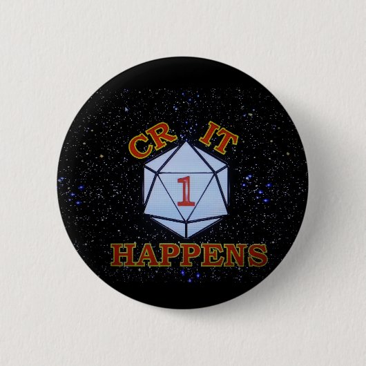 Crit geschieht nationales 1 button (Vorderseite)