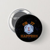 Crit geschieht nationales 1 button (Vorne & Hinten)