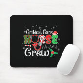 Critical Care Nurse Crew Stethoscope Santa Hat Chr Mousepad (Mit Mouse)