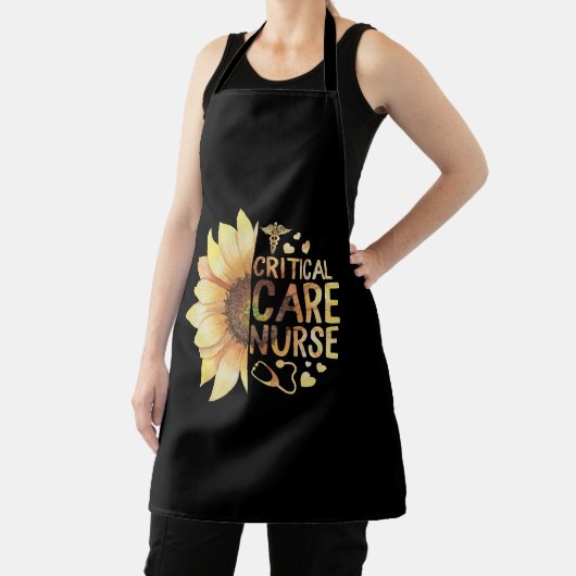 Critical Care Nurse Shirt, ICU Nurse Gift, Schürze (InSitu)