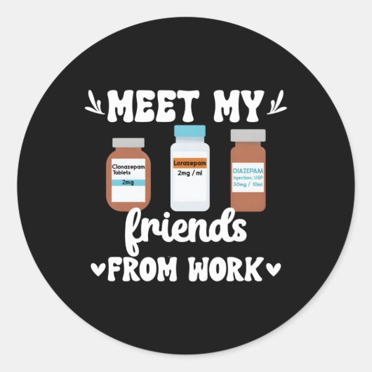 Critical Care Pflege Pflege der kritischen Pflege Runder Aufkleber (Vorderseite)