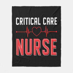 Critical Care RN ICU RN Critical Care Pflege Krank Fleecedecke