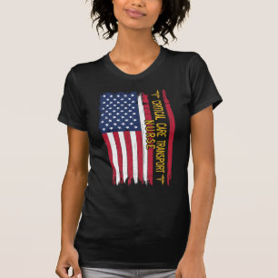 Critical Care Transport Krankenversicherung amerik T-Shirt