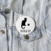 Critical Kit Funny Cat D20 RPG Tabletop Gaming Button (Beispiel)