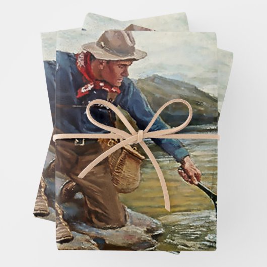 "Critical Moment" von Philip R Goodwin Geschenkpapier Set (Beispiel)