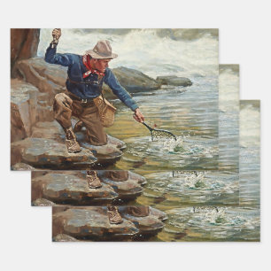 "Critical Moment" von Philip R Goodwin Geschenkpapier Set