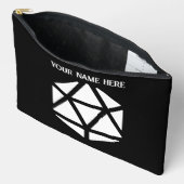 Critical Strike Würfel Acc. Zip Pouch (groß) Zubehörtasche (Offen)